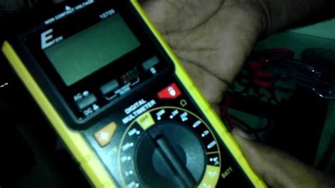 etek multimeter 10709 manual